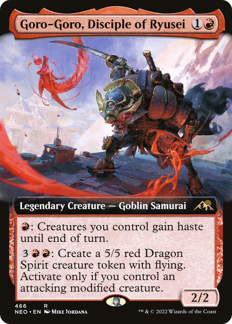 Image for Goro-Goro, Disciple of Ryusei (Extended Art) (466) (NEO) - Magic: The Gathering