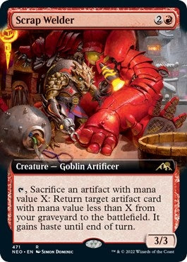 Image for Scrap Welder (Extended Art) (471) (NEO) - Magic: The Gathering