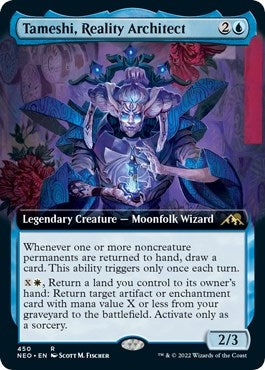 Image for Tameshi, Reality Architect (Extended Art) (450) (NEO) - Magic: The Gathering