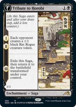Image for Tribute to Horobi (Showcase) (356) (NEO) - Magic: The Gathering
