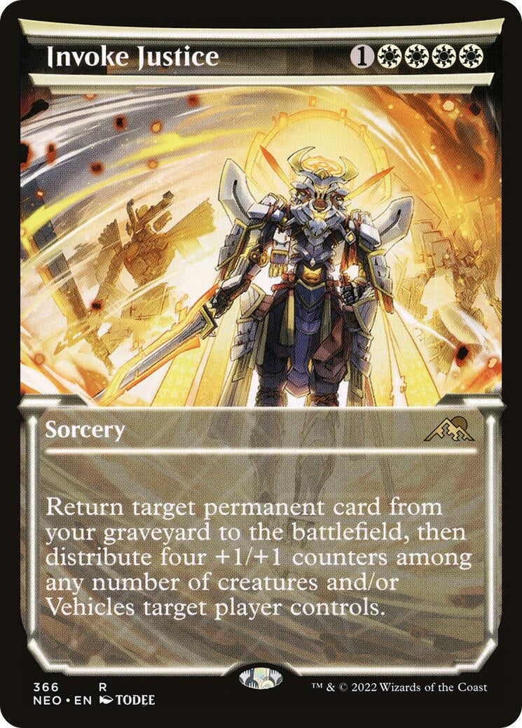 Image for Invoke Justice (Showcase) (366) (NEO) - Magic: The Gathering