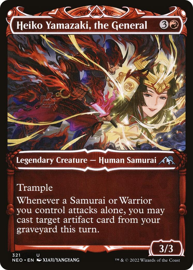 Image for Heiko Yamazaki, the General (Showcase) (321) (NEO) - Magic: The Gathering