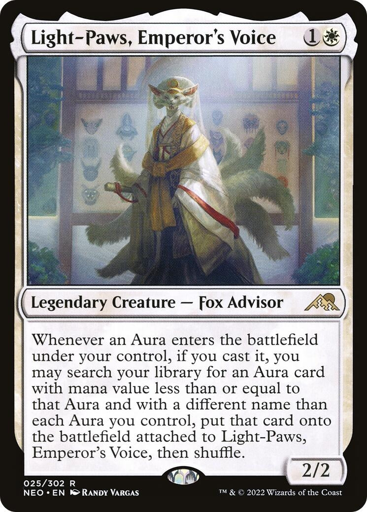 Image for Light-Paws, Emperor's Voice (25) (NEO) - Magic: The Gathering