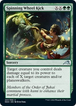 Image for Spinning Wheel Kick (207) (NEO) - Magic: The Gathering