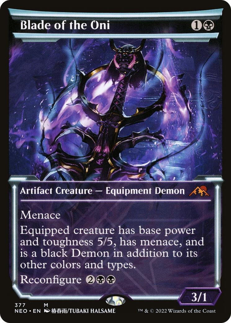 Image for Blade of the Oni (Showcase) (377) (NEO) - Magic: The Gathering