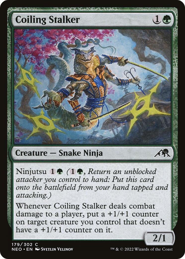 Image for Coiling Stalker (179) (NEO) - Magic: The Gathering