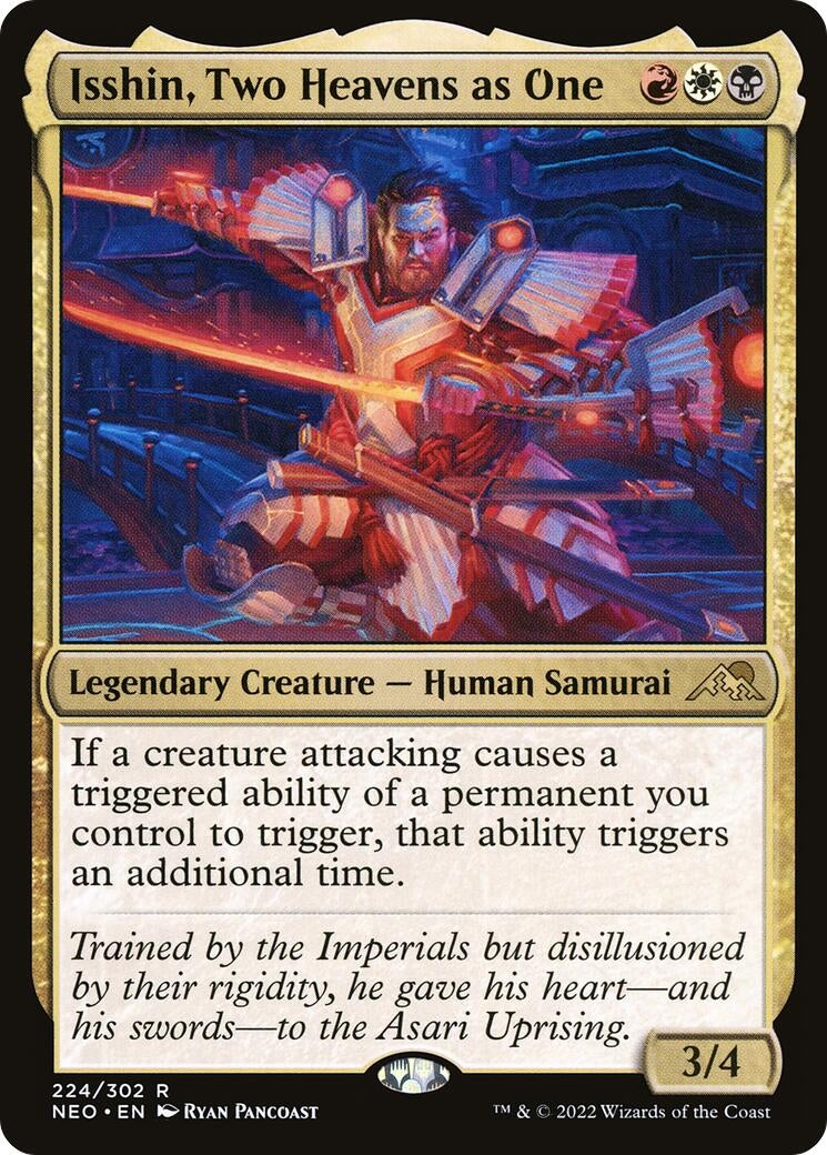 Image for Isshin, Two Heavens as One (224) (NEO) - Magic: The Gathering