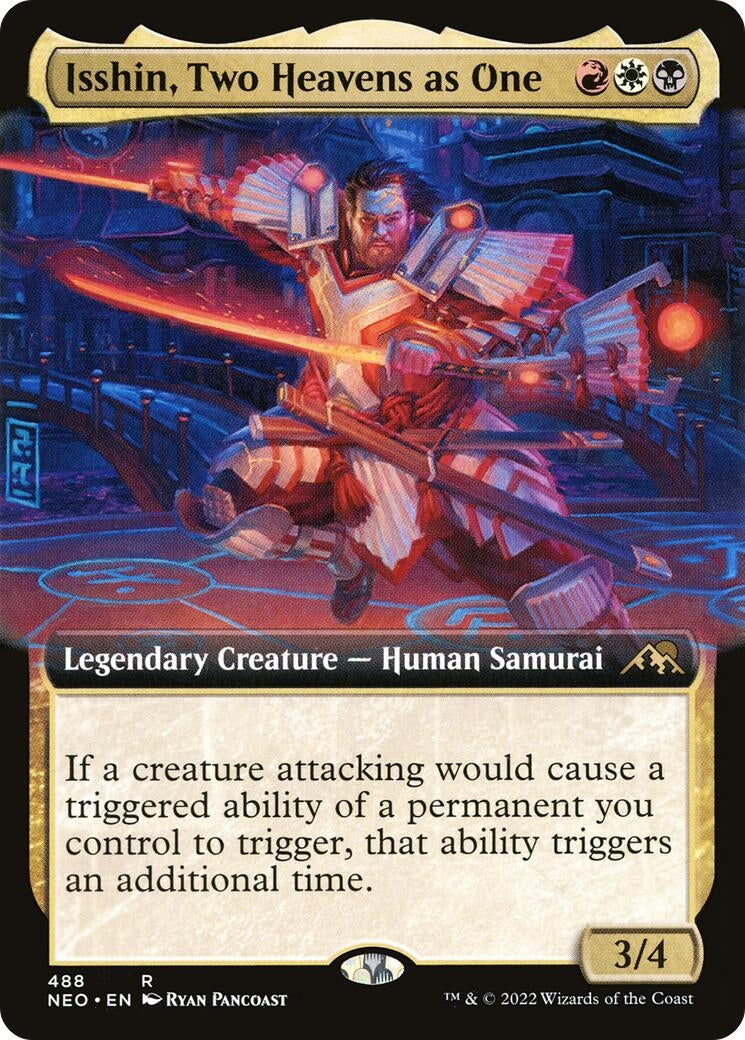 Image for Isshin, Two Heavens as One (Extended Art) (488) (NEO) - Magic: The Gathering