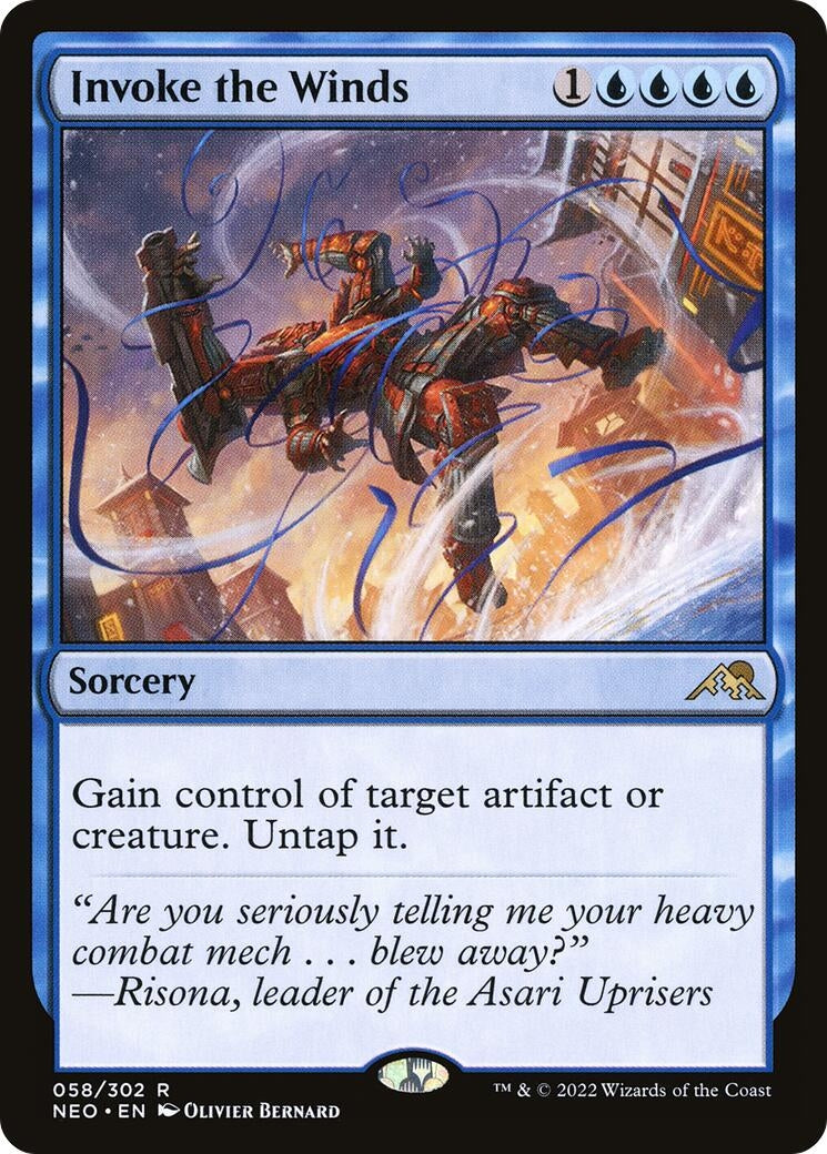 Image for Invoke the Winds (58) (NEO) - Magic: The Gathering