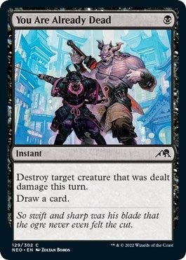 Image for You Are Already Dead (129) (NEO) - Magic: The Gathering