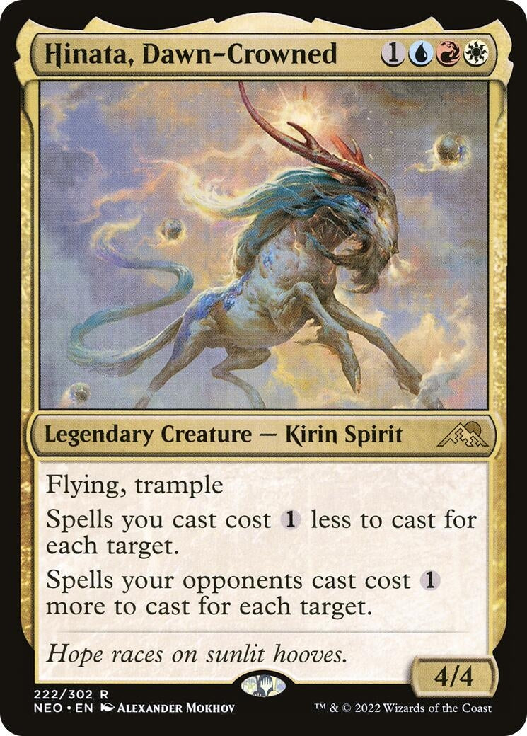 Image for Hinata, Dawn-Crowned (222) (NEO) - Magic: The Gathering