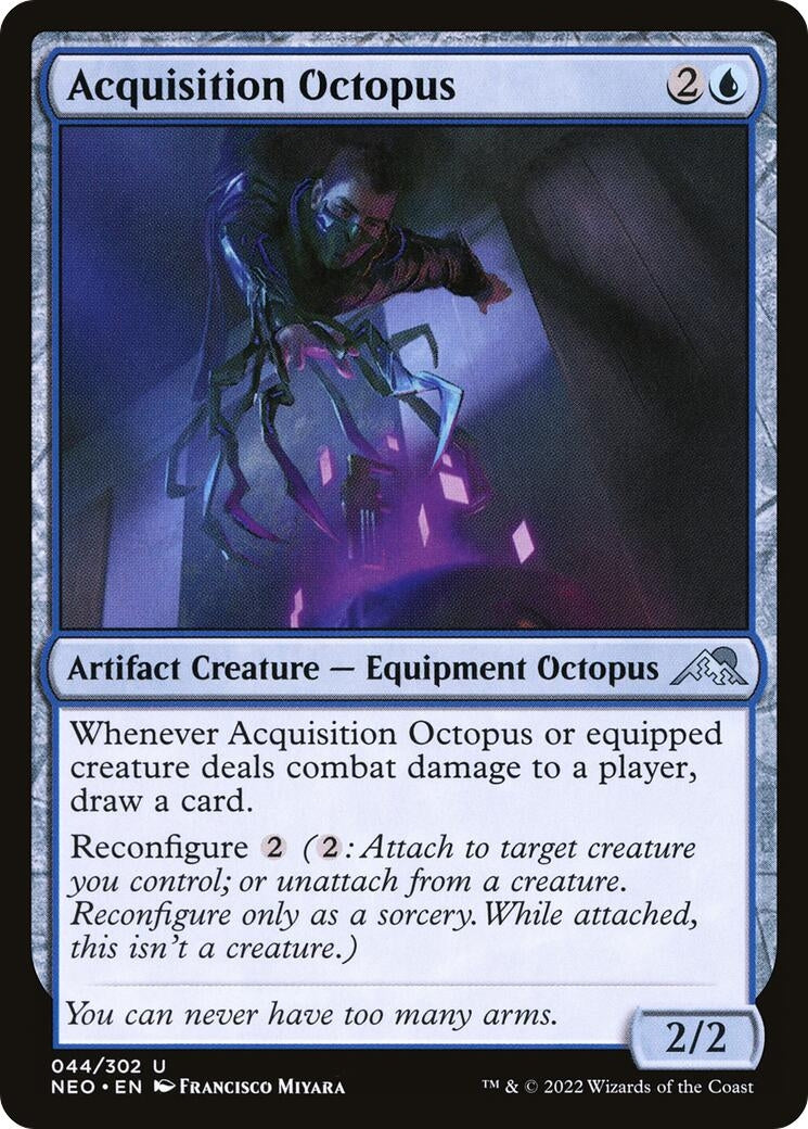 Image for Acquisition Octopus (44) (NEO) - Magic: The Gathering