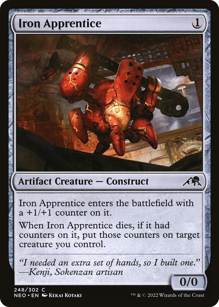 Image for Iron Apprentice (248) (NEO) - Magic: The Gathering