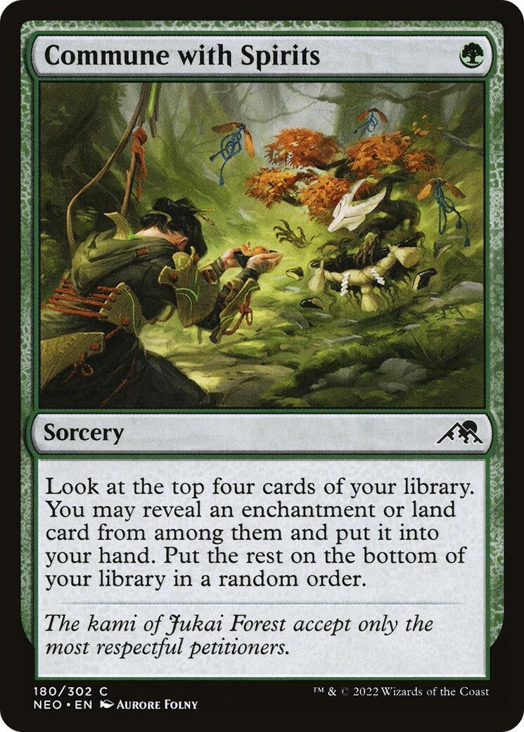 Image for Commune with Spirits (180) (NEO) - Magic: The Gathering