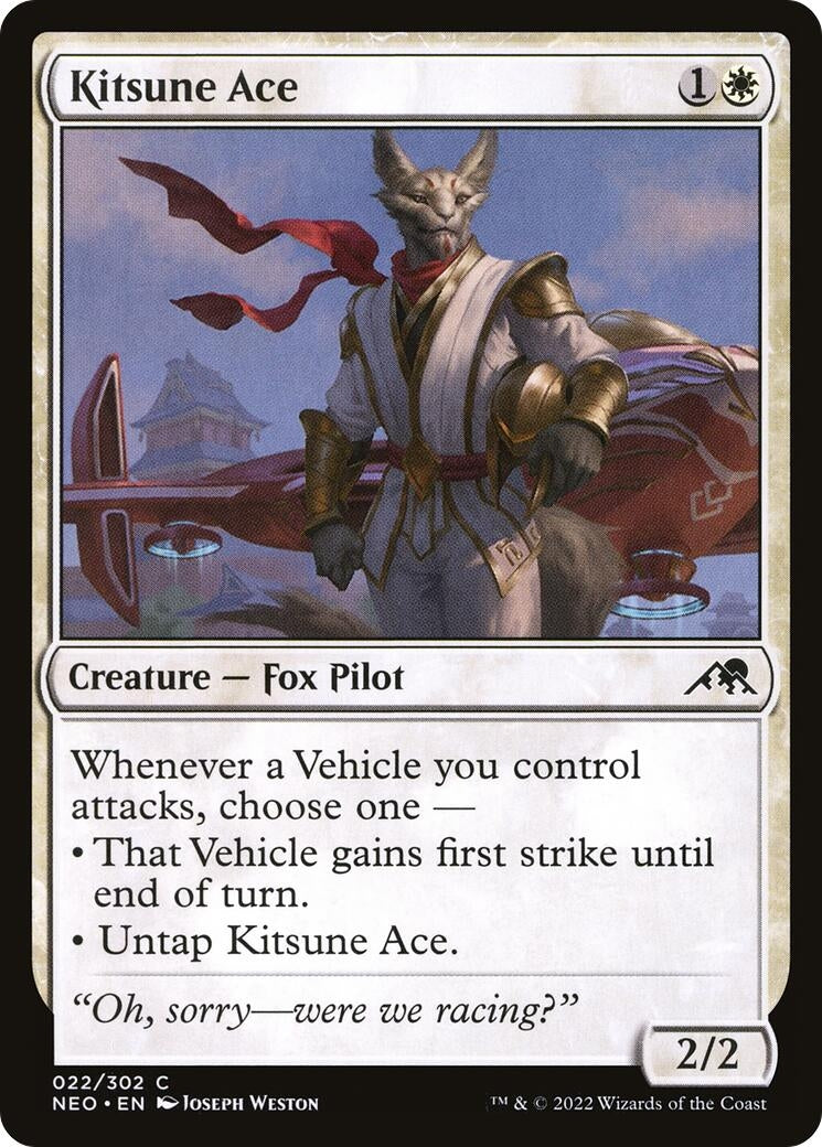 Image for Kitsune Ace (22) (NEO) - Magic: The Gathering