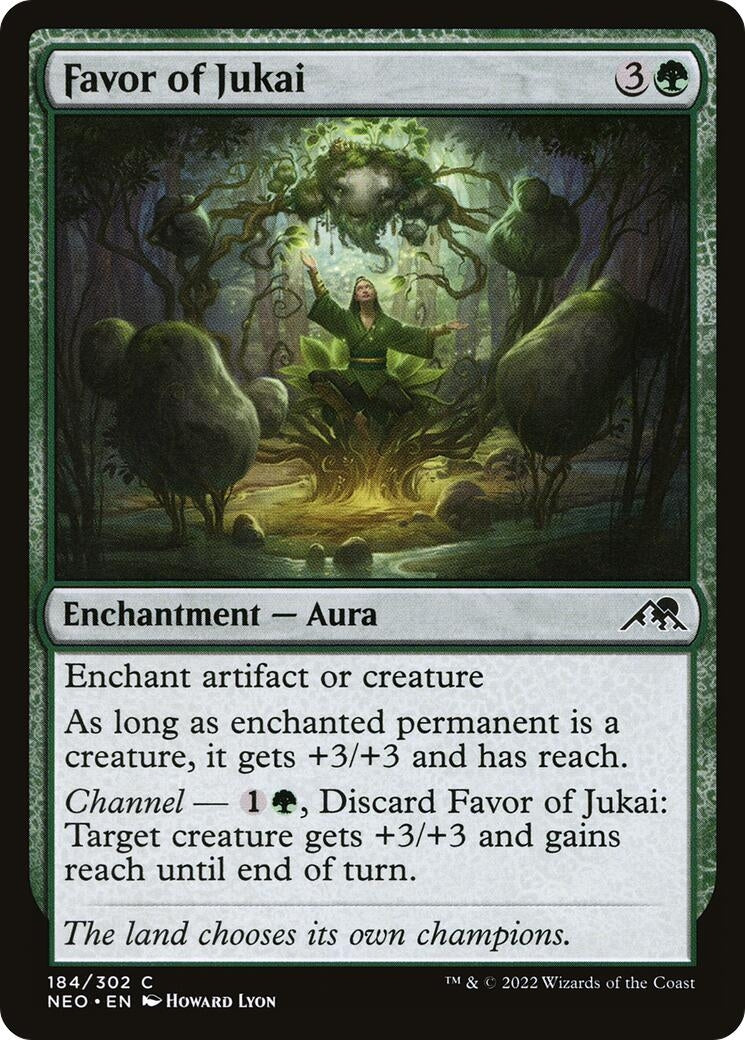 Image for Favor of Jukai (184) (NEO) - Magic: The Gathering