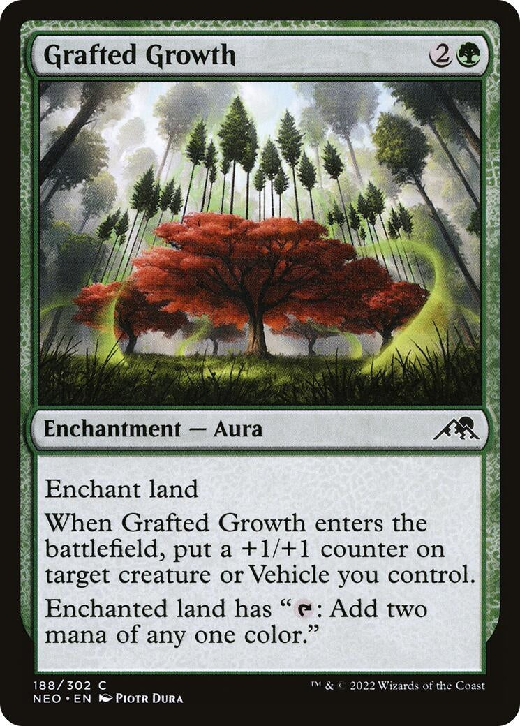 Image for Grafted Growth (188) (NEO) - Magic: The Gathering
