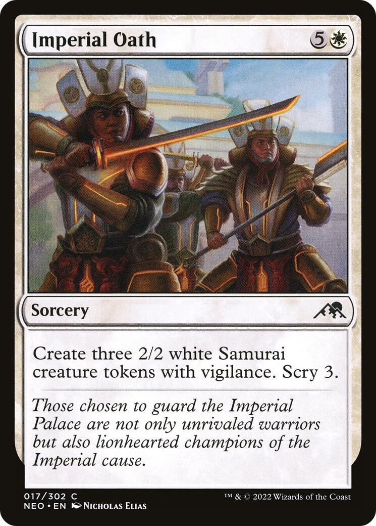 Image for Imperial Oath (17) (NEO) - Magic: The Gathering
