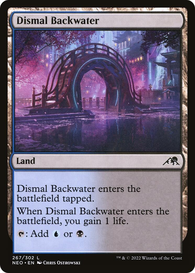Image for Dismal Backwater (267) (NEO) - Magic: The Gathering