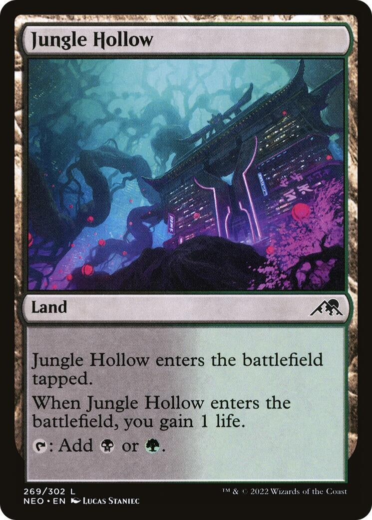 Image for Jungle Hollow (269) (NEO) - Magic: The Gathering