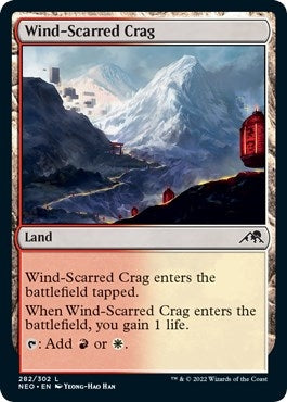 Image for Wind-Scarred Crag (282) (NEO) - Magic: The Gathering