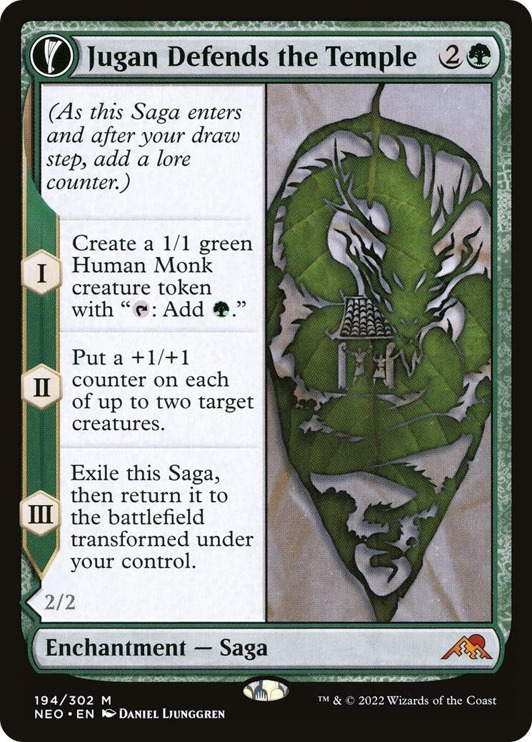 Image for Jugan Defends the Temple (194) (NEO) - Magic: The Gathering