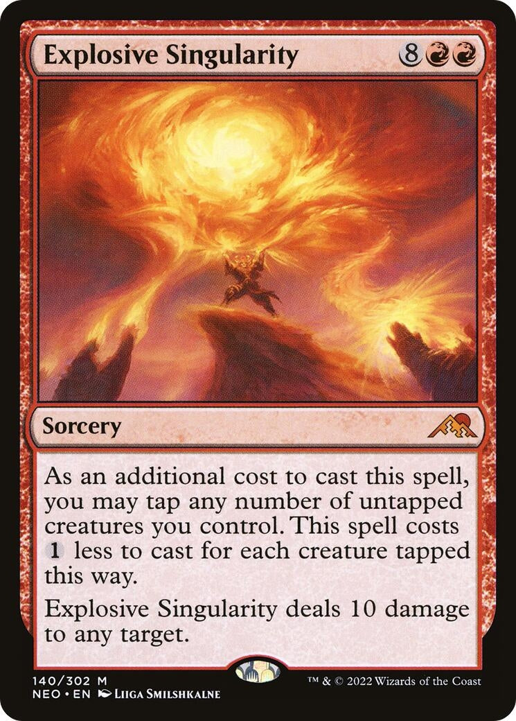 Image for Explosive Singularity (140) (NEO) - Magic: The Gathering
