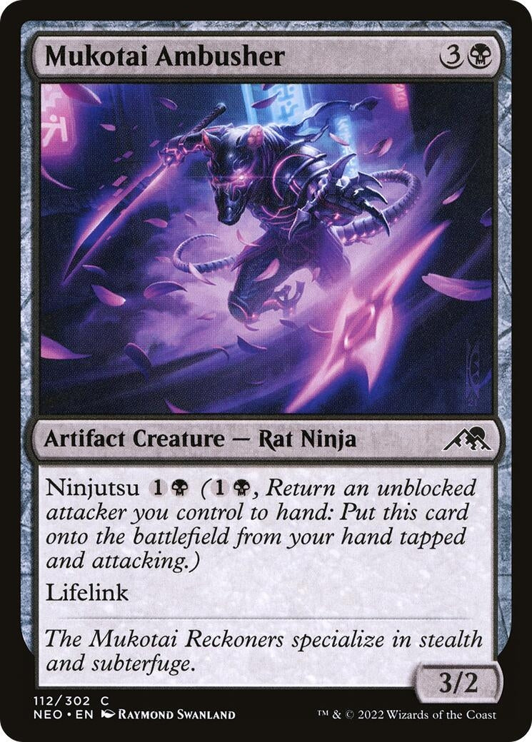 Image for Mukotai Ambusher (112) (NEO) - Magic: The Gathering