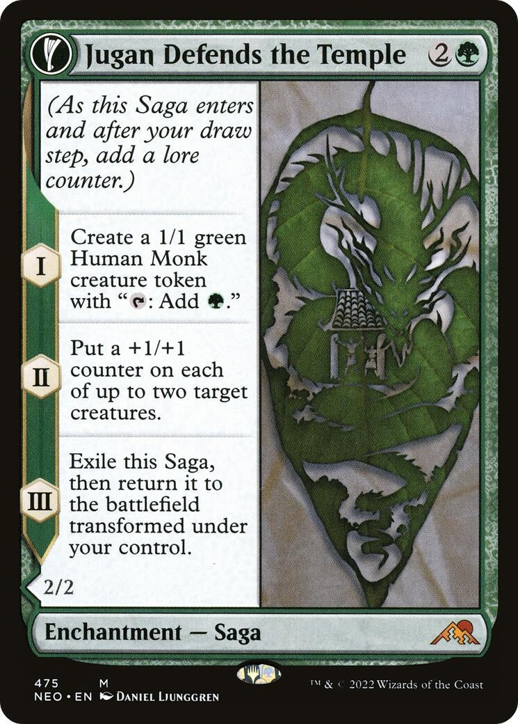 Image for Jugan Defends the Temple (Extended Art) (475) (NEO) - Magic: The Gathering