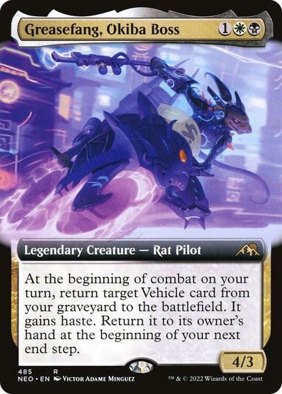 Greasefang, Okiba Boss (Extended Art) (485) (NEO)