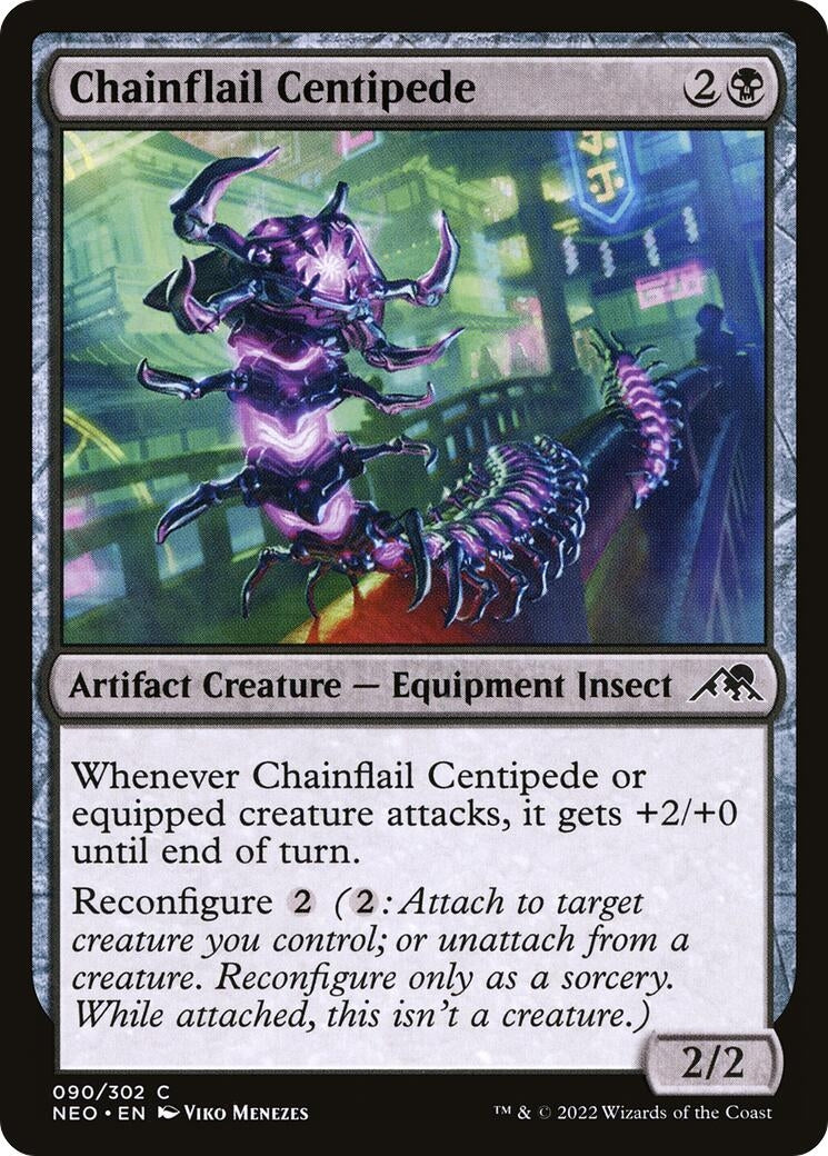 Image for Chainflail Centipede (90) (NEO) - Magic: The Gathering