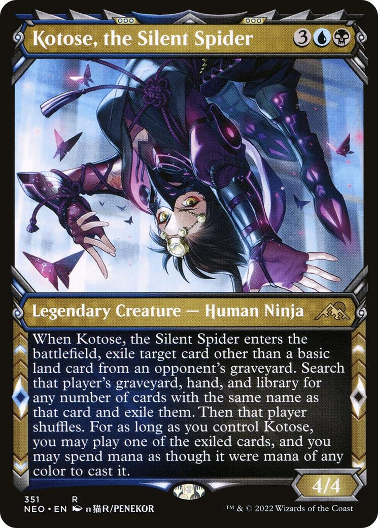 Image for Kotose, the Silent Spider (Showcase) (351) (NEO) - Magic: The Gathering