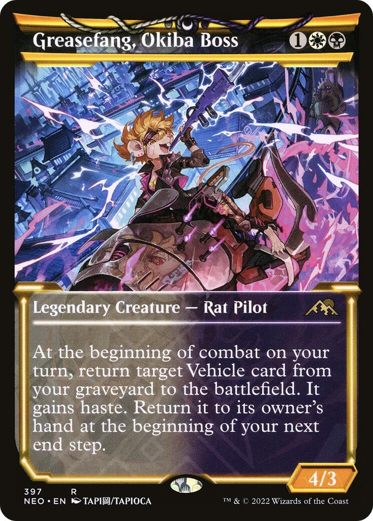 Image for Greasefang, Okiba Boss (Showcase) (397) (NEO) - Magic: The Gathering