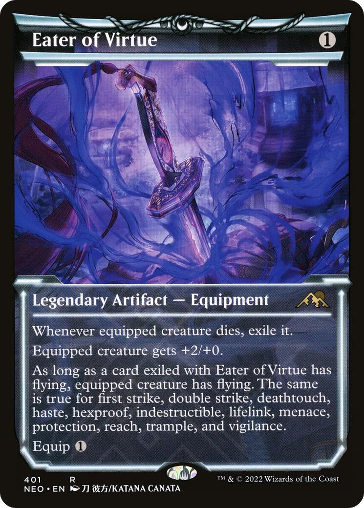 Image for Eater of Virtue (Showcase) (401) (NEO) - Magic: The Gathering