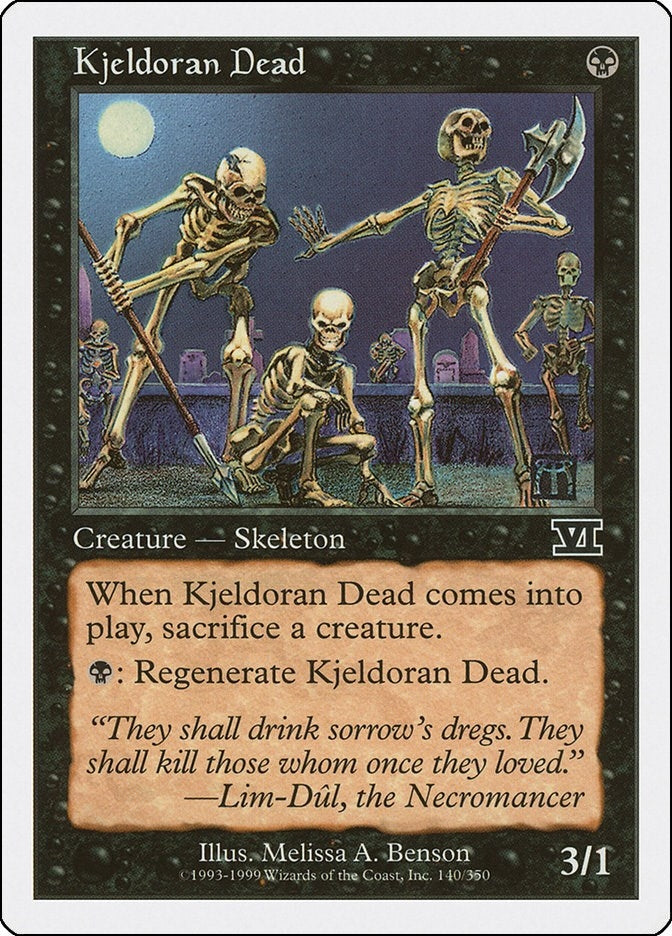 Image for Kjeldoran Dead (140) (6ED) - Magic: The Gathering