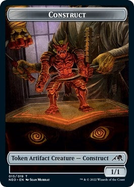 Image for Construct (015) // Blood (017) Double-Sided Token (Challenger 2022) (15 // 17) (UMP) - Magic: The Gathering