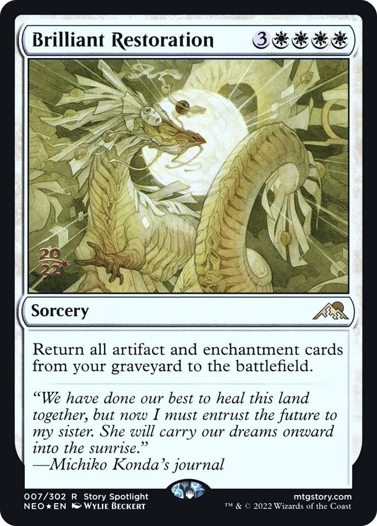 Image for Brilliant Restoration (7) (PRE) - Magic: The Gathering