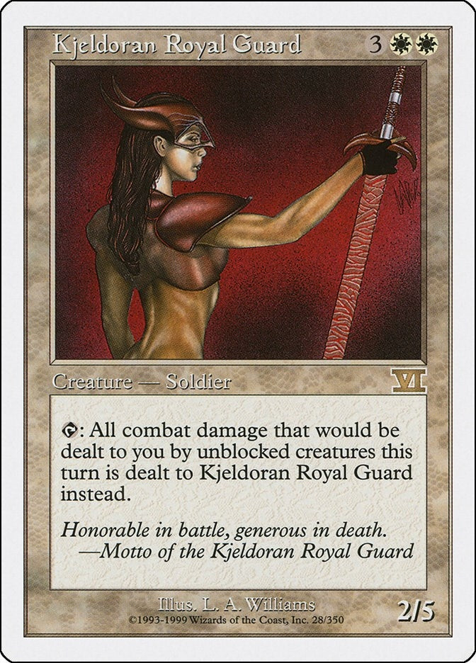 Image for Kjeldoran Royal Guard (28) (6ED) - Magic: The Gathering
