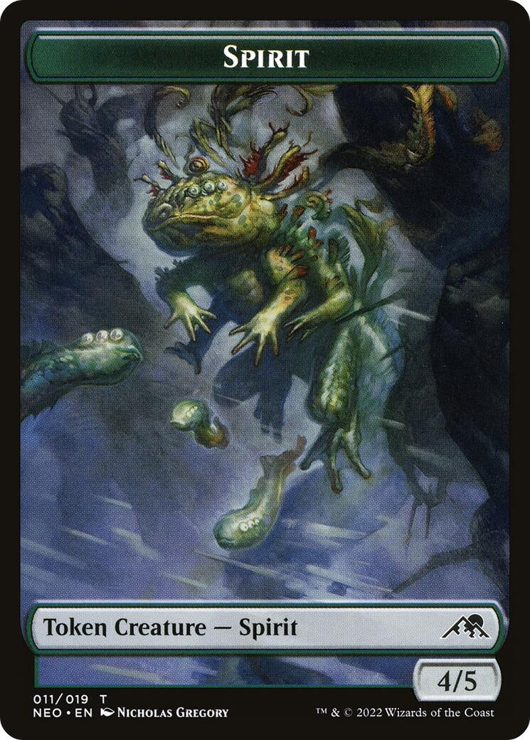 Image for Spirit Token (011) (11) (NEO) - Magic: The Gathering