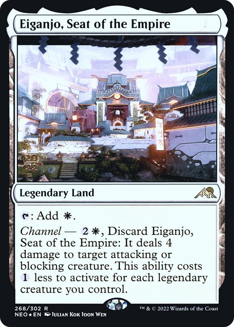 Image for Eiganjo, Seat of the Empire (268) (PRE) - Magic: The Gathering