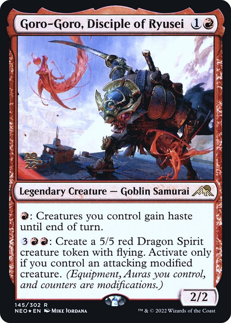 Image for Goro-Goro, Disciple of Ryusei (145) (PRE) - Magic: The Gathering