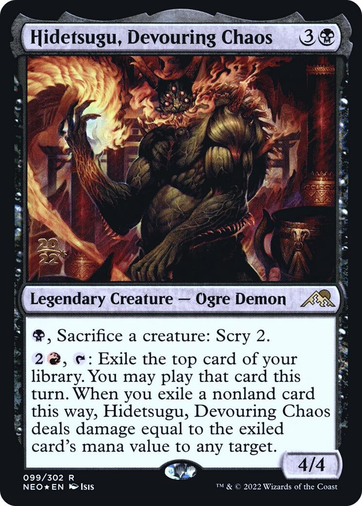 Image for Hidetsugu, Devouring Chaos (99) (PRE) - Magic: The Gathering