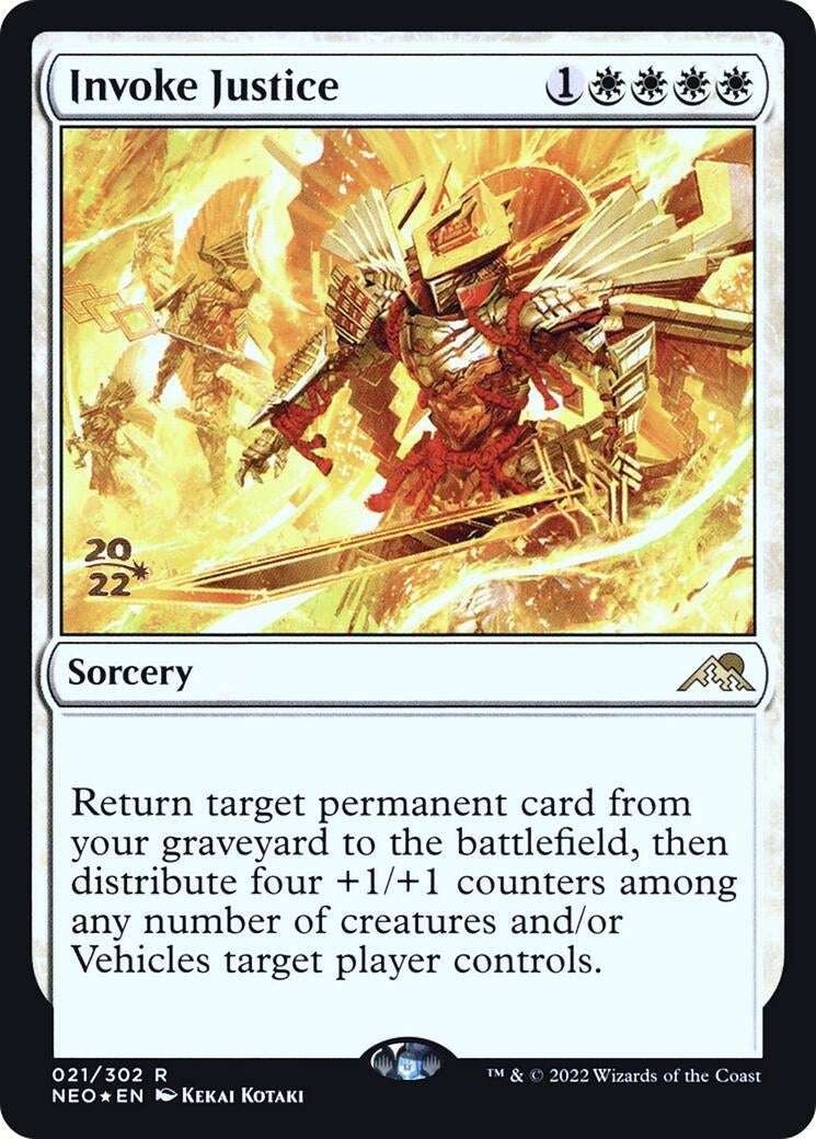 Image for Invoke Justice (21) (PRE) - Magic: The Gathering