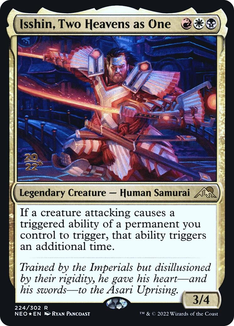 Image for Isshin, Two Heavens as One (224) (PRE) - Magic: The Gathering