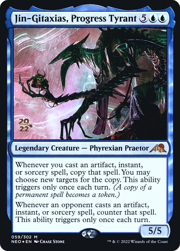 Image for Jin-Gitaxias, Progress Tyrant (59) (PRE) - Magic: The Gathering