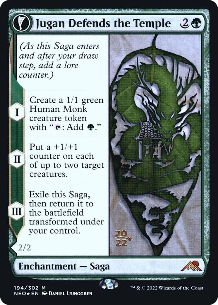 Image for Jugan Defends the Temple (194) (PRE) - Magic: The Gathering