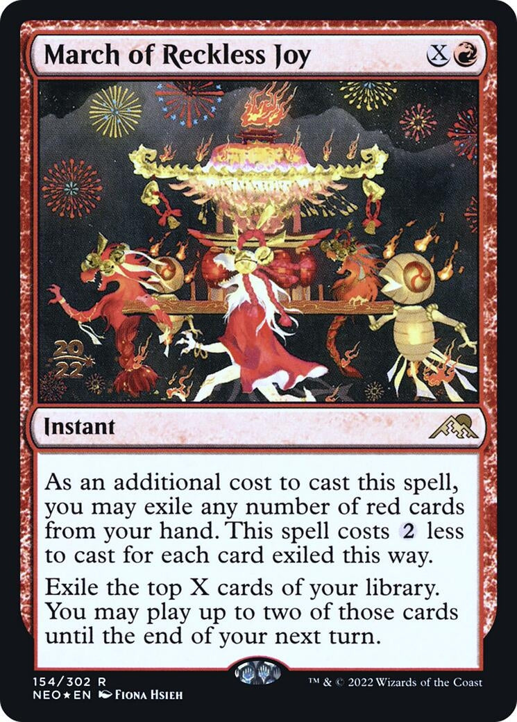 Image for March of Reckless Joy (154) (PRE) - Magic: The Gathering