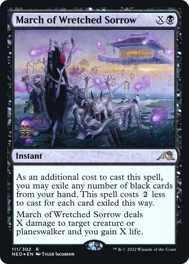 Image for March of Wretched Sorrow (111) (PRE) - Magic: The Gathering