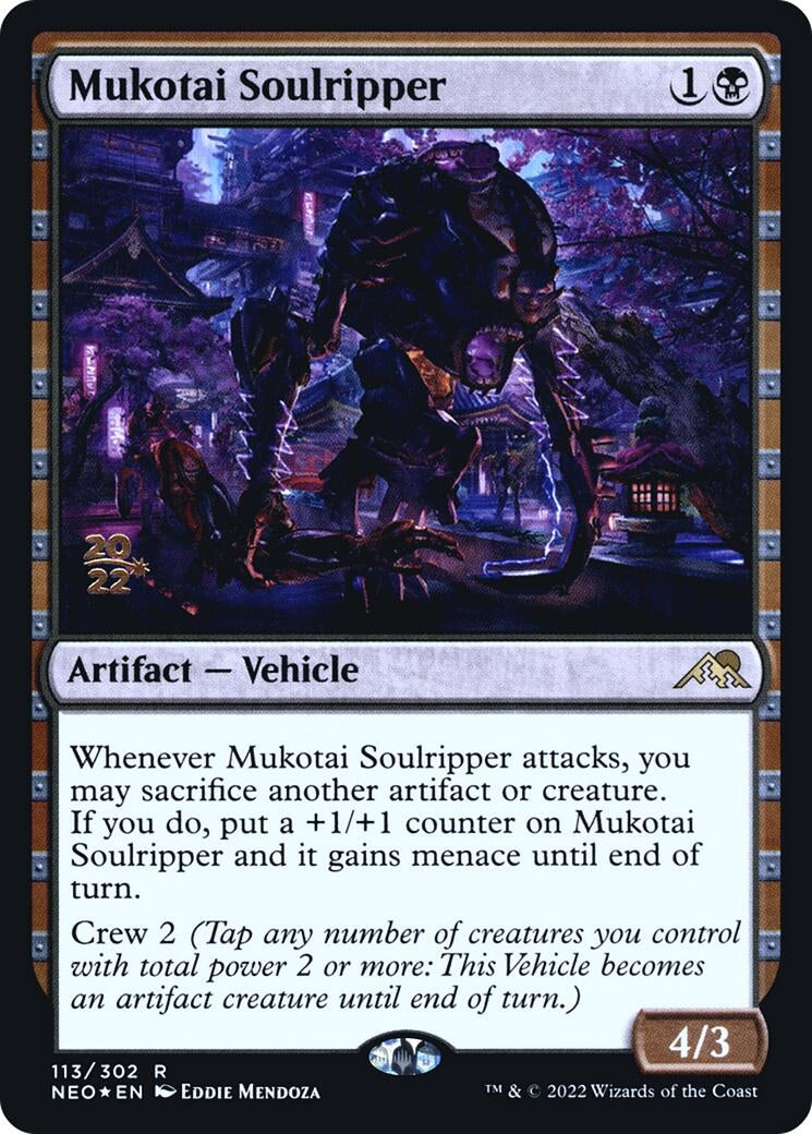 Image for Mukotai Soulripper (113) (PRE) - Magic: The Gathering