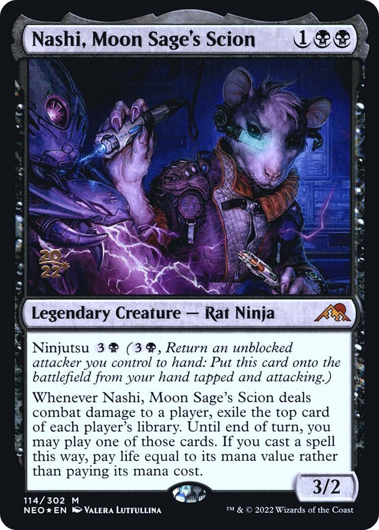 Image for Nashi, Moon Sage's Scion (114) (PRE) - Magic: The Gathering